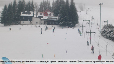 Imagen de vista previa de la cámara web Bedrichov - Skiarena Jizerky